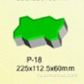зеленый мостовой камень 225 * 112,5 * 60 мм QT4-30 кирпичная машина